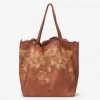 Clearance BIBA Leather Shoulder Bag Betsy Tan