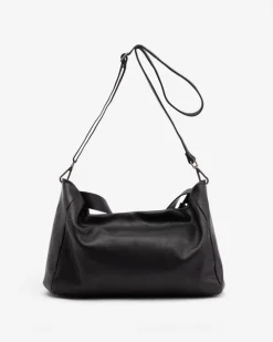 Discount BIBA Leather Shoulder Bag Brewton Black