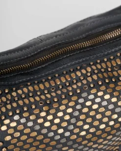 New BIBA Leather Shoulder Bag Lovington Black