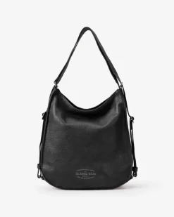 New BIBA Shoulder Bag Slang Flip Again Black