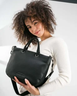 Discount BIBA Shoulder Bag Slang Knot Black