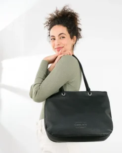 New BIBA Shoulder Bag Slang Knot Black