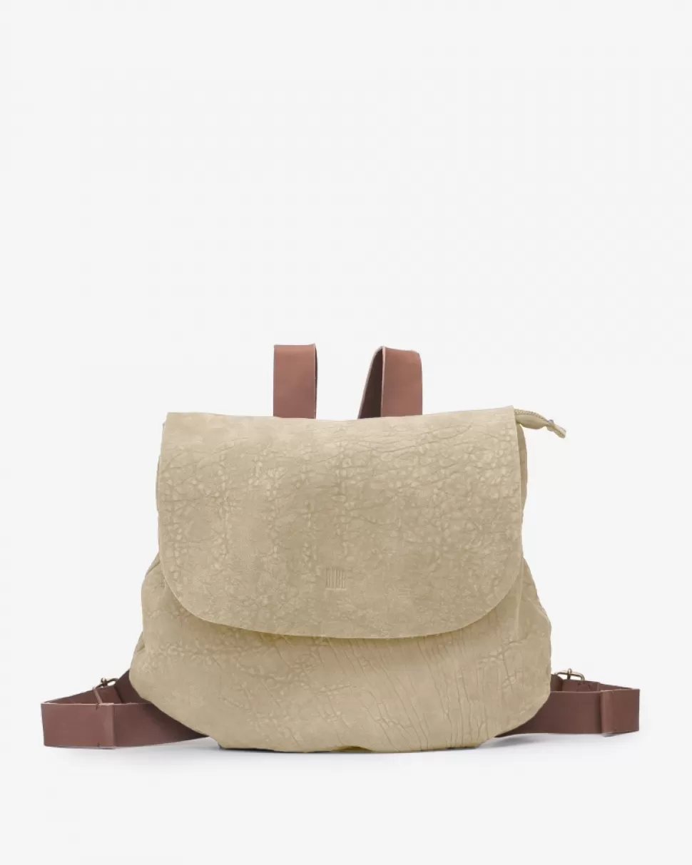 BIBA Leather Backpack Arlee Sage Outlet