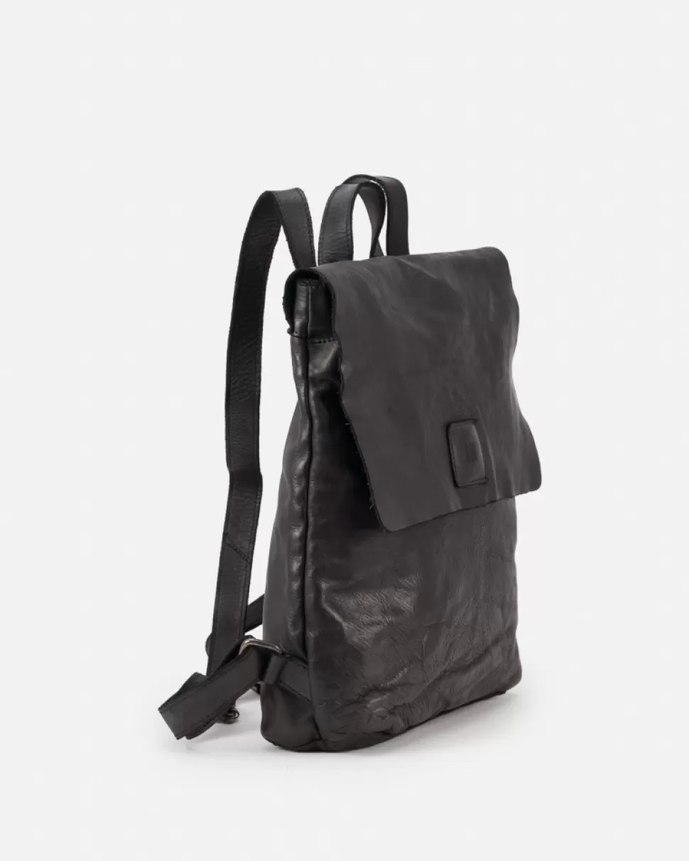 BIBA Leather Backpack Boston Black Shop