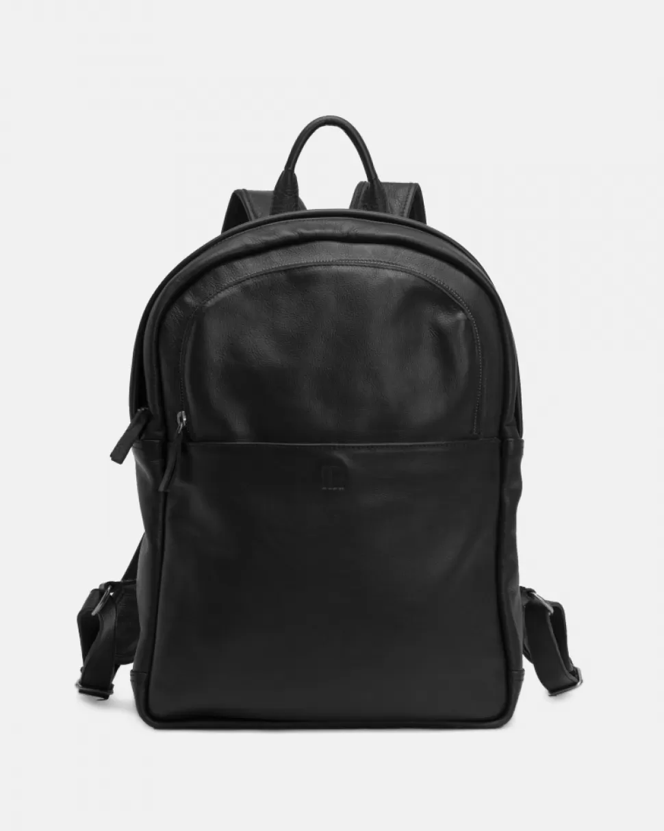 BIBA Leather Backpack Dixon Black Discount