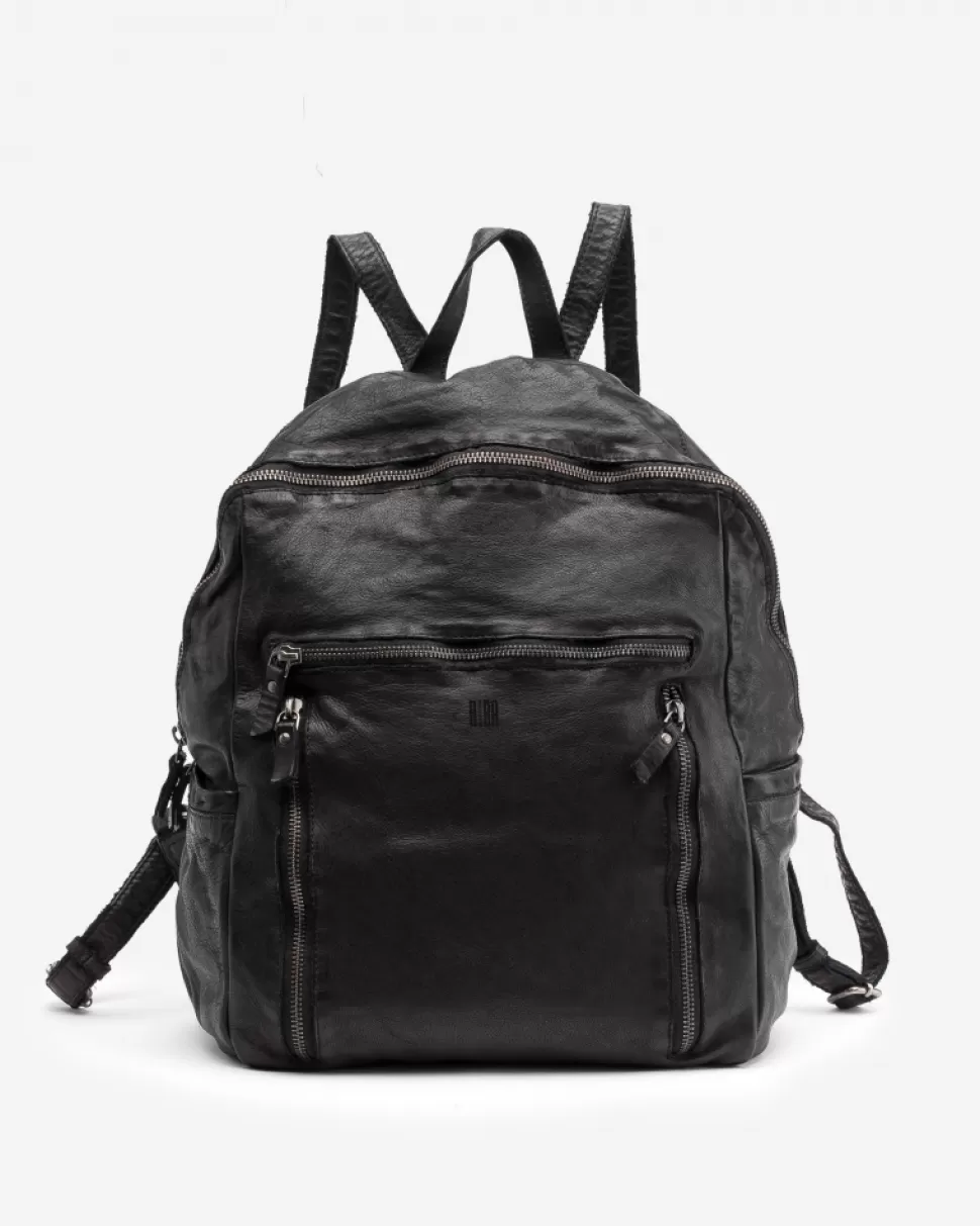 BIBA Leather Backpack Greenville Black Store