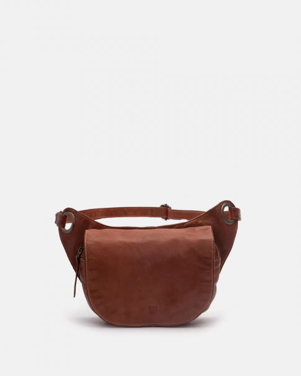 BIBA Leather Belt Bag Evans Tan Best