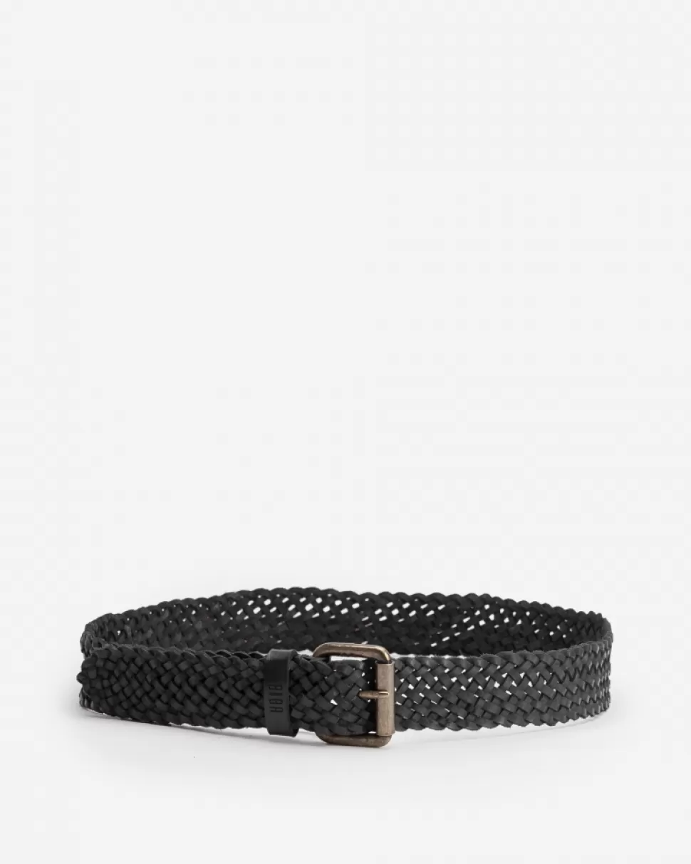 BIBA Leather Belt Columbia Black Clearance