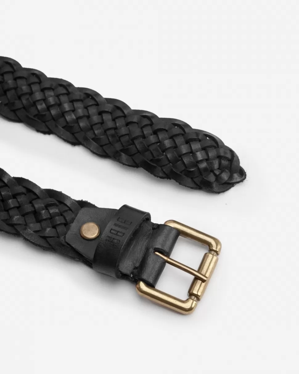 BIBA Leather Belt Columbia Black Shop