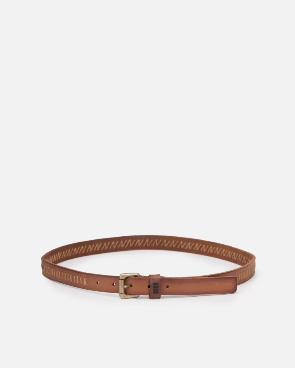 BIBA Leather Belt Goode Tan Clearance