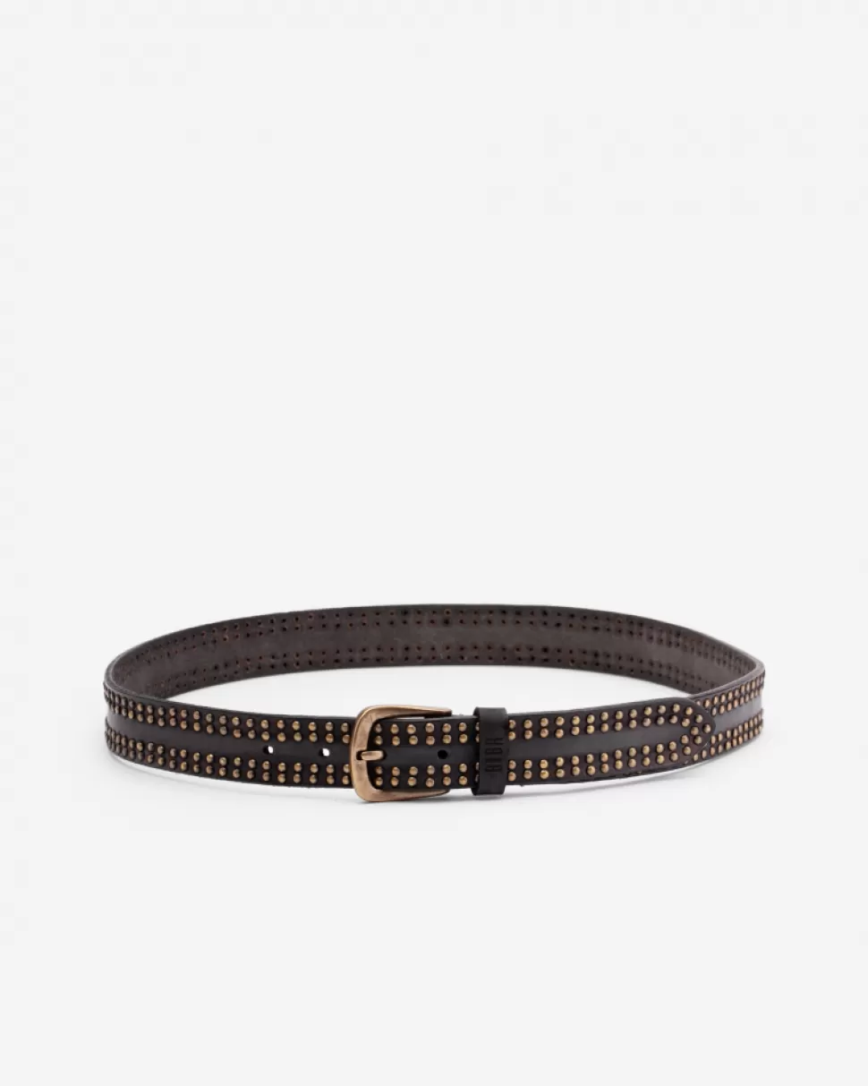 BIBA Leather Belt Niagara Black Cheap