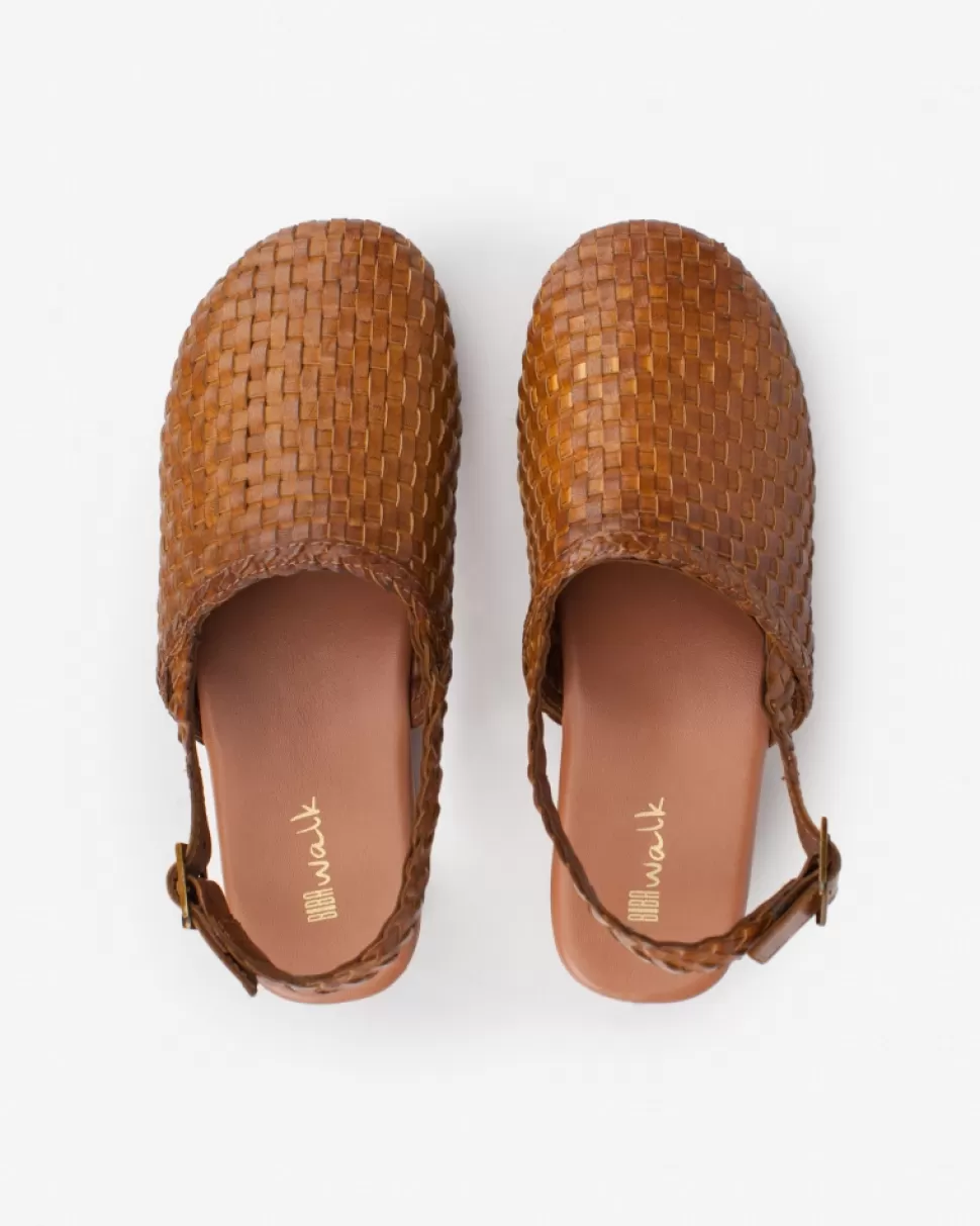 BIBA Leather Clog Pearl Tan Hot