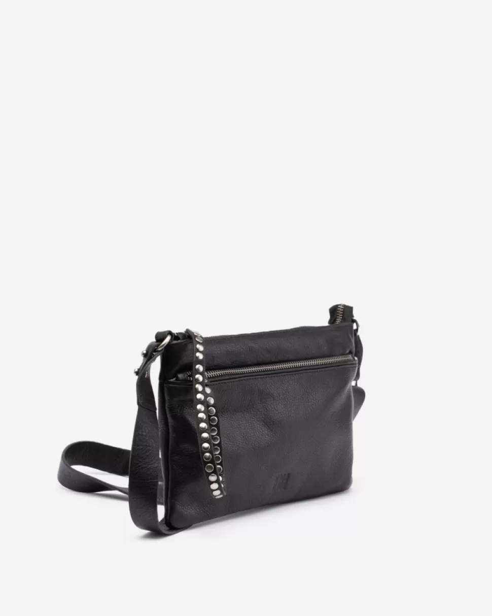 BIBA Leather Cross Bag Brewton Black Cheap