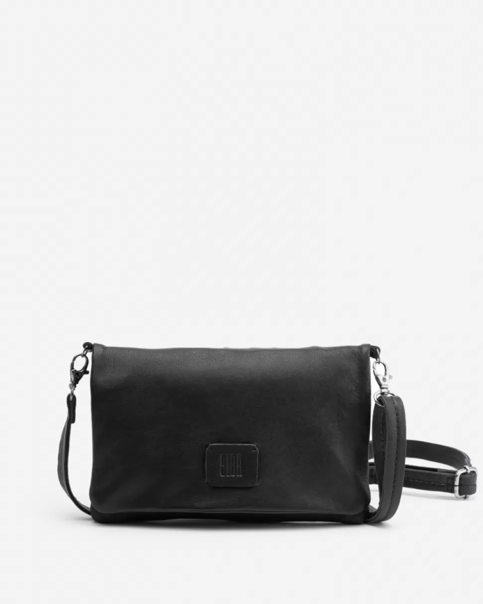 BIBA Leather Cross Bag Chester Winter Black Clearance