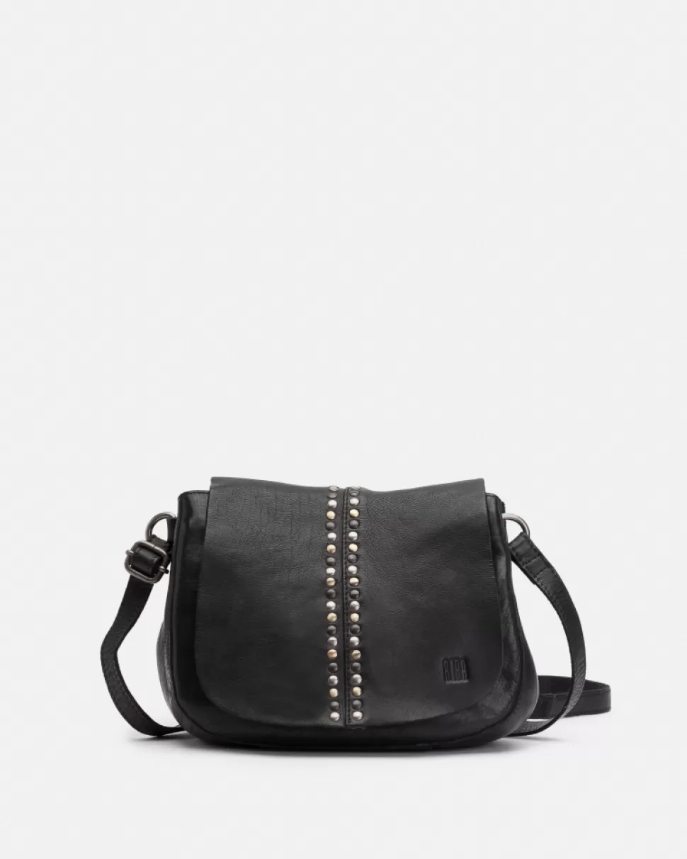 BIBA Leather Cross Bag Hancock Black Hot