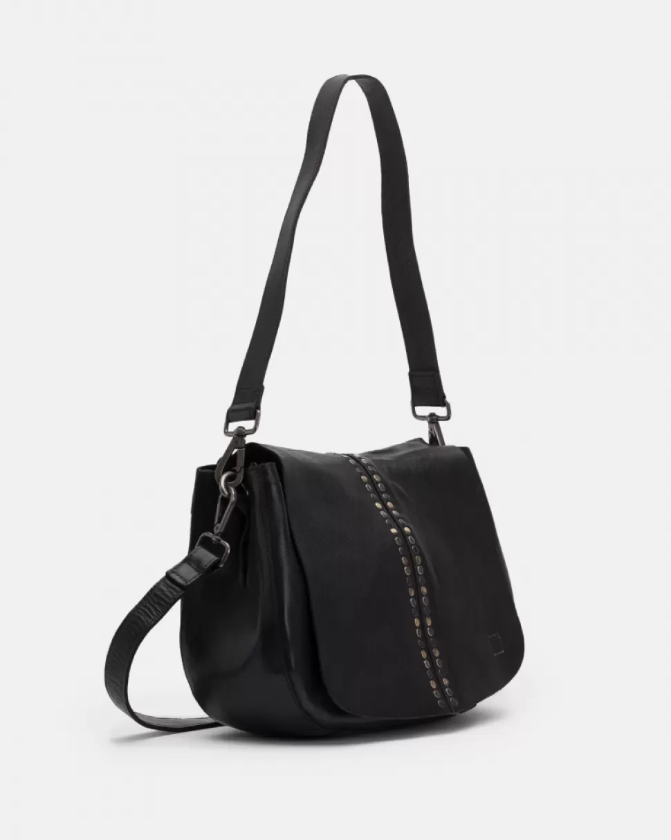 BIBA Leather Cross Bag Hancock Black Clearance