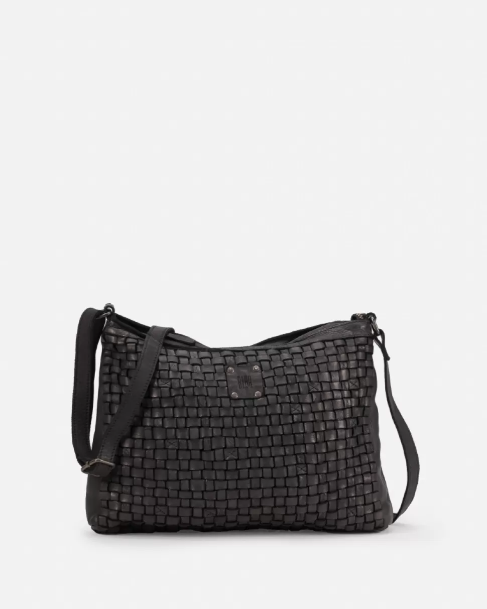 BIBA Leather Cross Bag Kansas Black Outlet