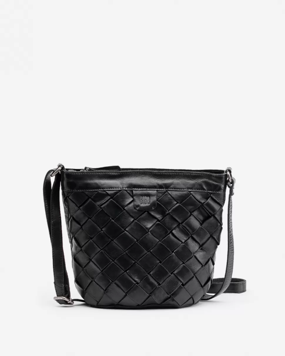 BIBA Leather Cross Bag Lewisburg Black Fashion