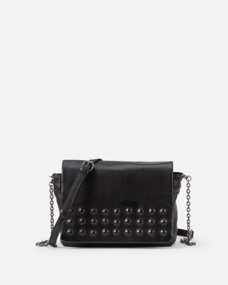 BIBA Leather Cross Bag Lubbock Black Cheap