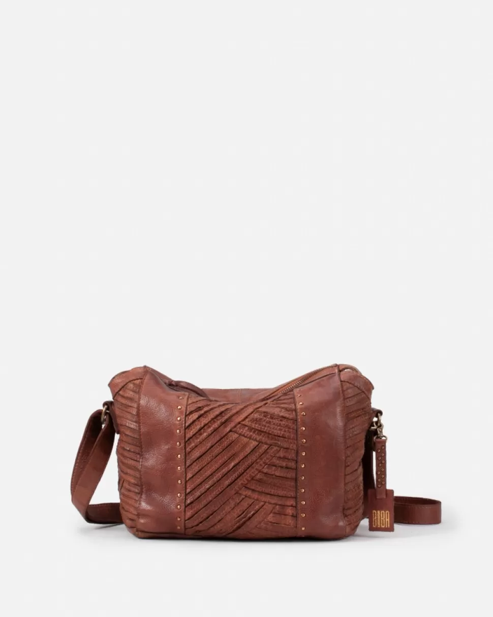 BIBA Leather Cross Bag Mcbee Tan Best Sale