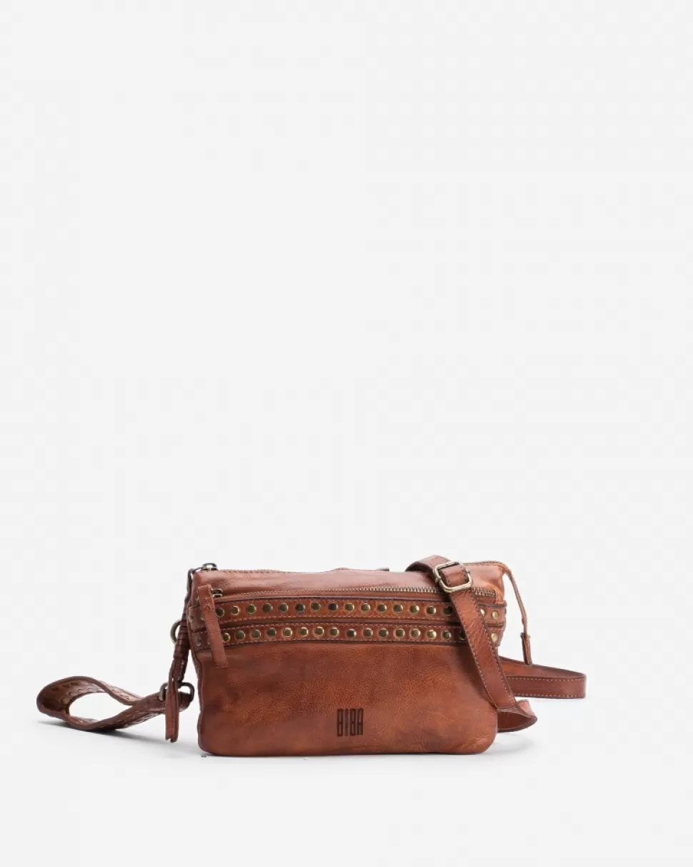 BIBA Leather Cross Bag Sherman Tan Best