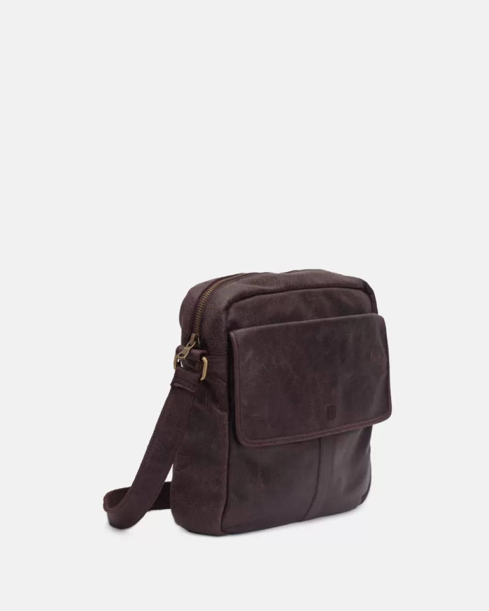 BIBA Leather Cross Bag Springfield Dark Brown Clearance