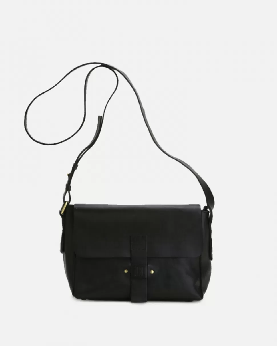 BIBA Leather Cross Bag Texas Black Store