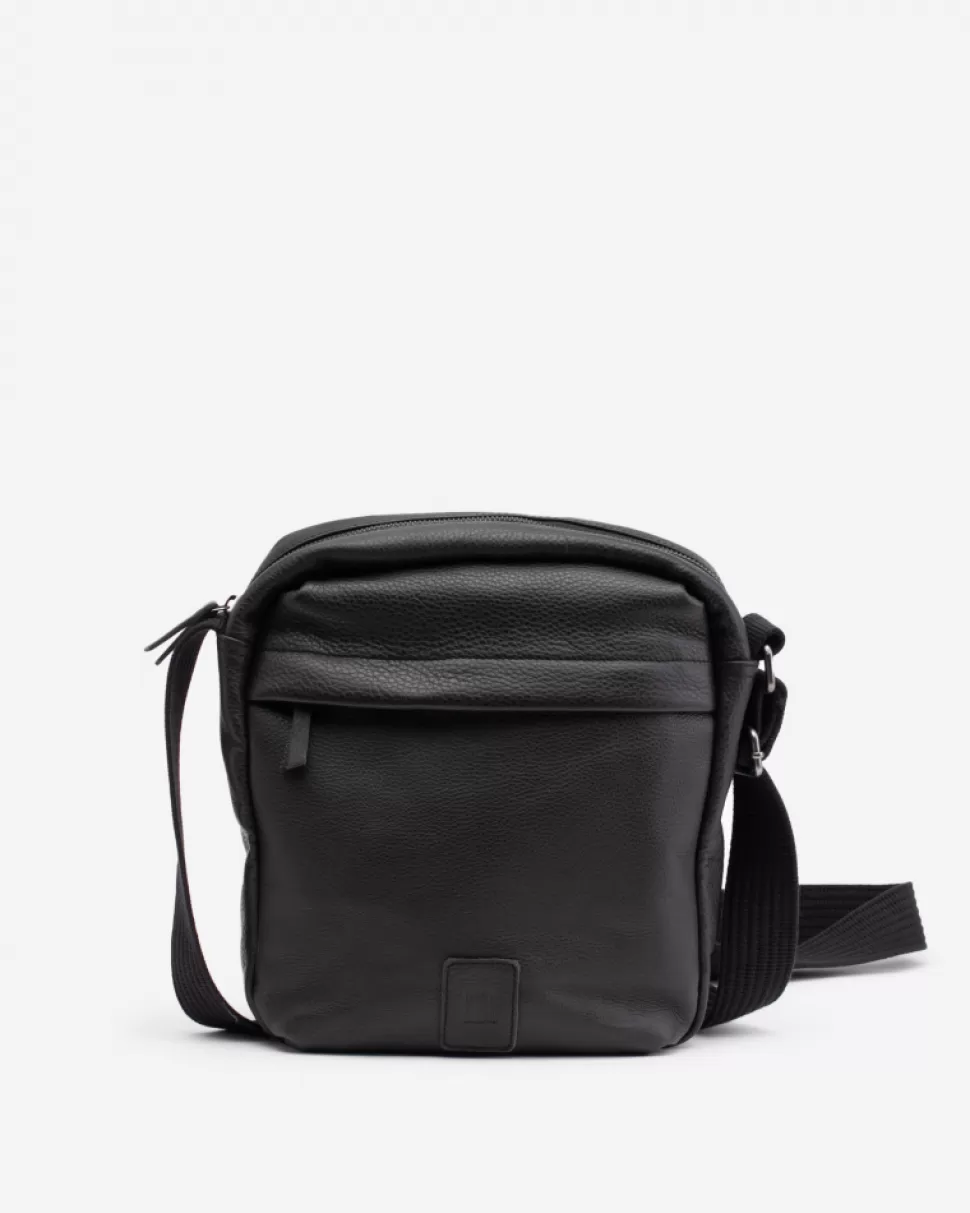 BIBA Leather Cross Bag West Riverside Black Outlet