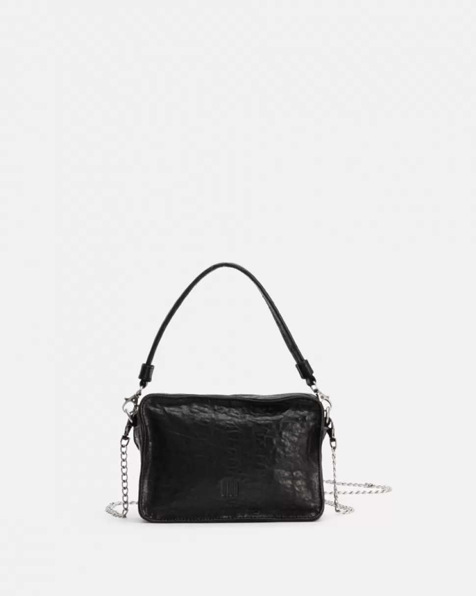 BIBA Leather Handbag Logan Black Hot