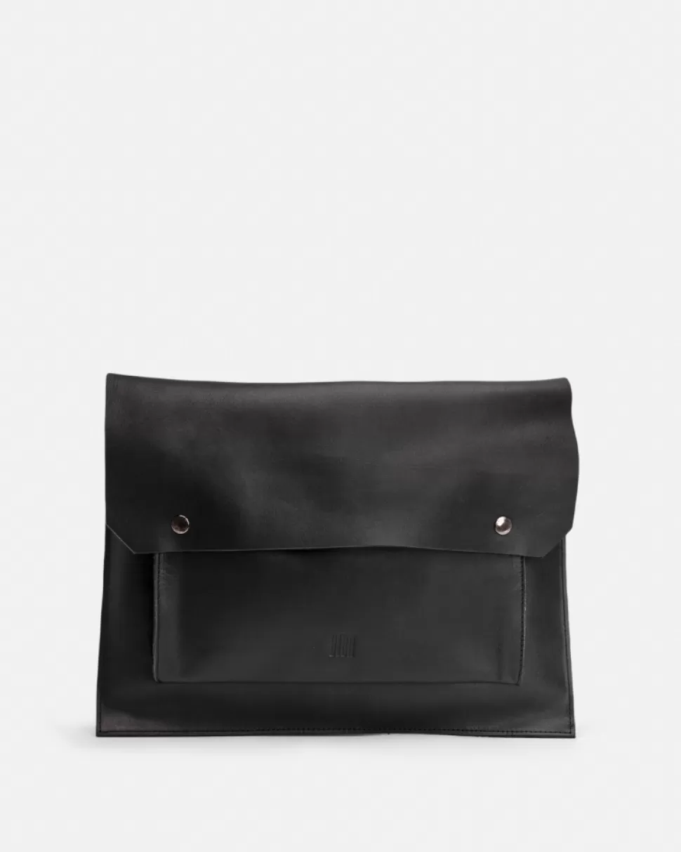 BIBA Leather Pencil Case Casual Black Sale