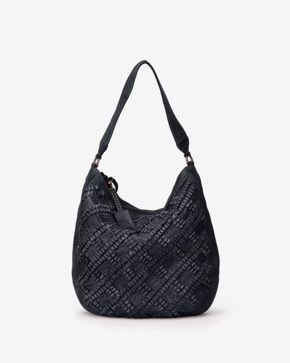 BIBA Leather Shoulder Bag Bodcaw Black Store