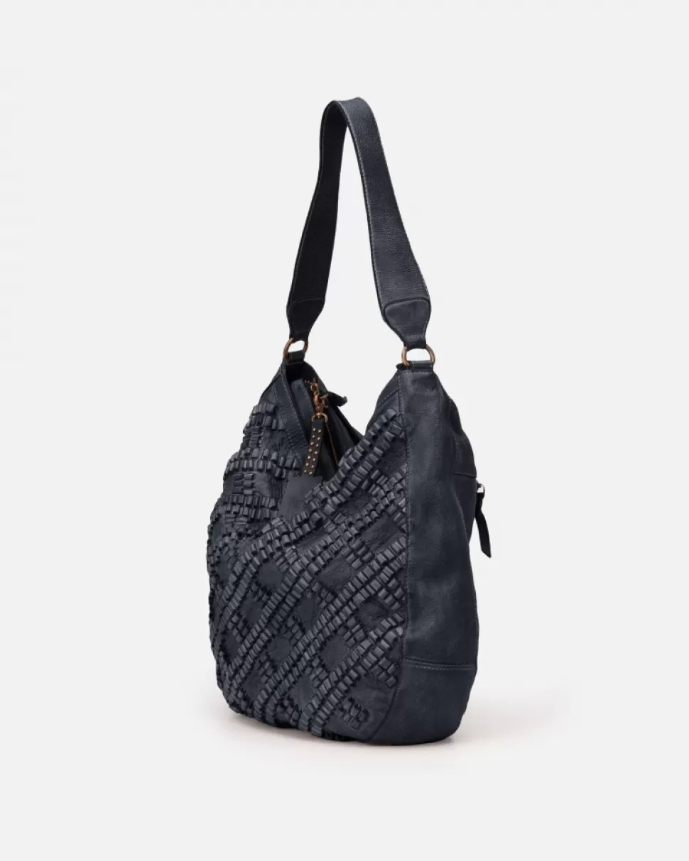 BIBA Leather Shoulder Bag Bodcaw Black Store