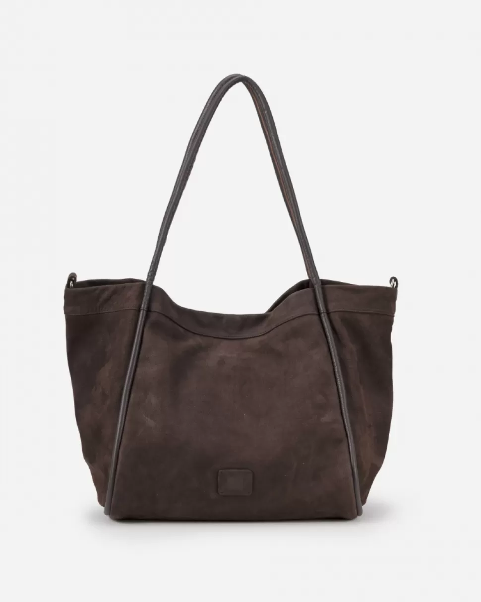 BIBA Leather Shoulder Bag Corwin Dark Brown Best